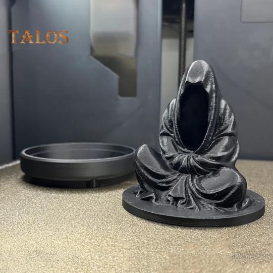 Meditation Dead LED Candlestick Mysterious Ghost Candle Holder for Halloween Home Desktop Decoration