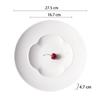 Creative Pure White Ceramic Thick Soup Plate Restaurant Dessert Sushi Plate Pasta Plate Molecular Cuisine Specialty Tableware