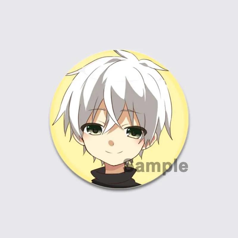 32/44/58mm Fashion Accessorie Anime Tokyo Ghoul Pin Handmade Cartoon Kaneki Ken Brooche for Backpack Cothes Collection Badge Hat Decoration