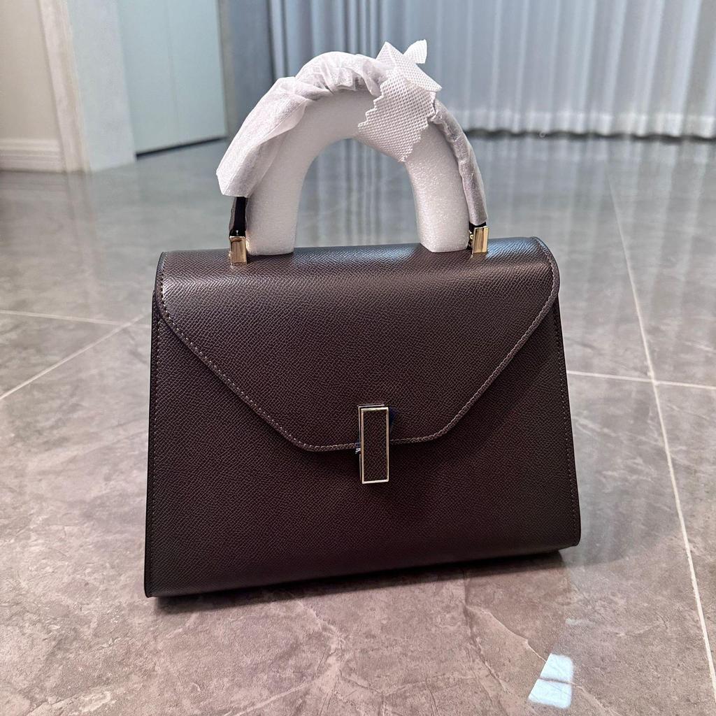 "Valais Valextra Iside Mini Shoulder & Messenger Bag - Palm Pattern Cowhide (Inspired by Liu Yifei)"