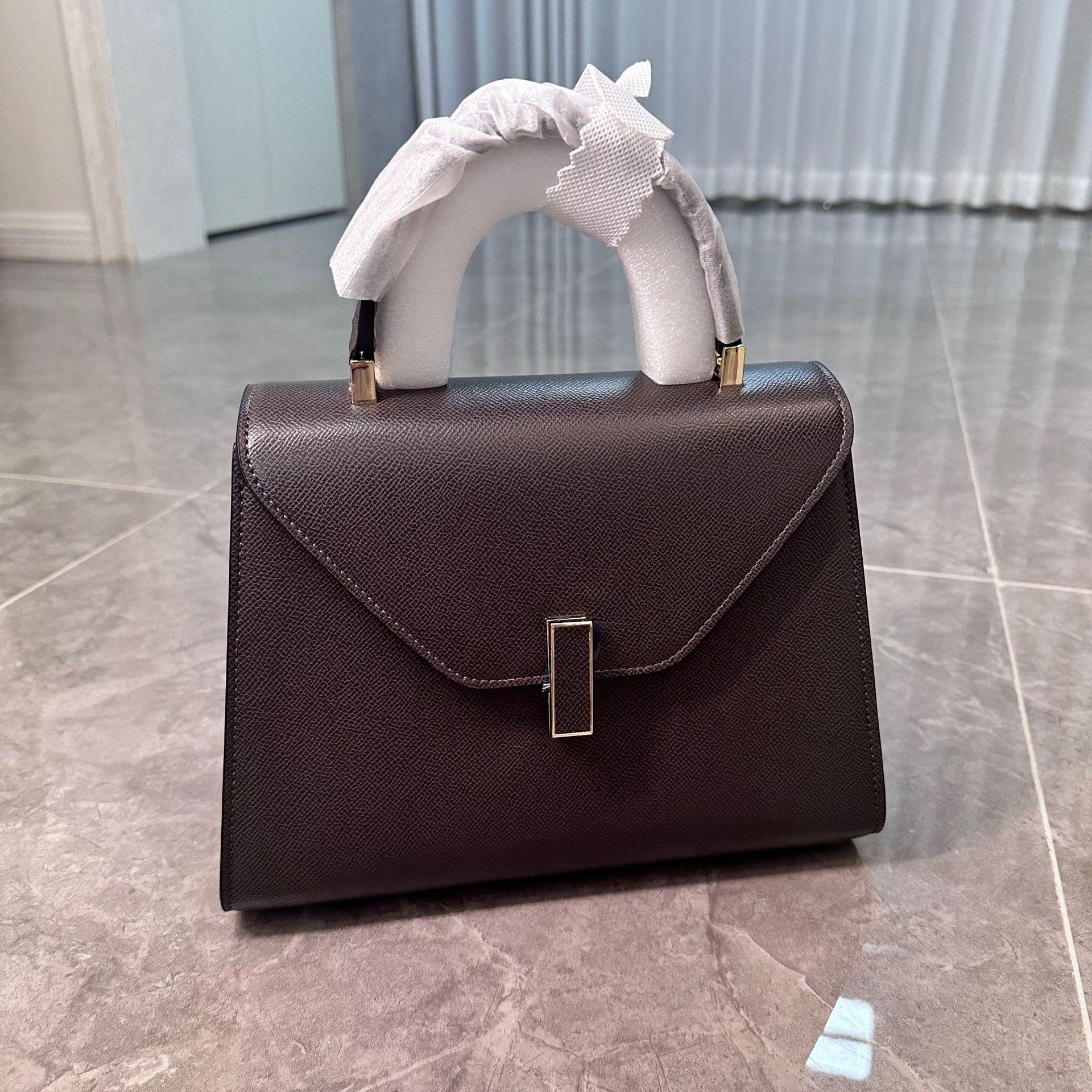 Сумка-мессенджер Valais Valextra Iside Mini через плечо - воловья кожа с рисунком в виде пальмы Вдохновлено Лю Ифэем Small 22CM10CM16CM 4400₽