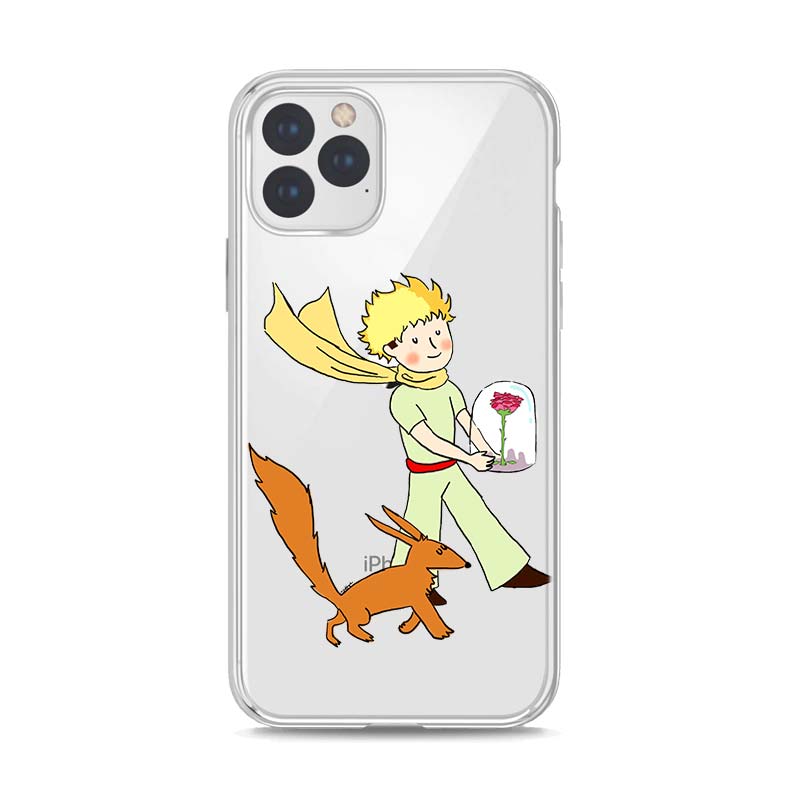 The Little Prince And Fox Silicone Cover For Apple IPhone 13 12 Mini 11 Pro XS MAX XR X 8 7 6 6S 5 Plus SE Phone Case