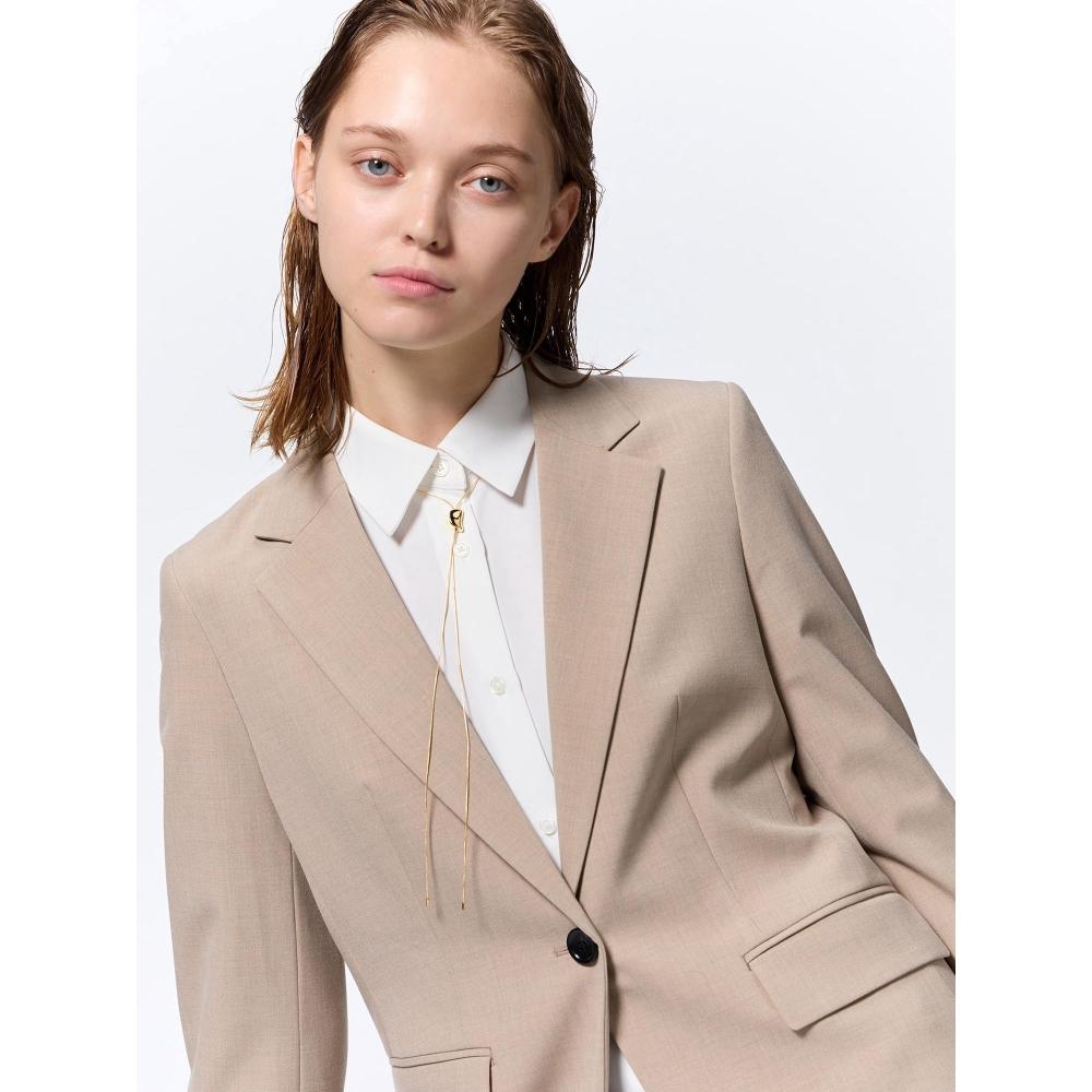 GU by Uniqlo Slide Chain Narrow Necklace