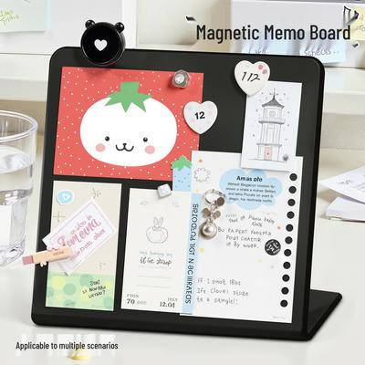 Vertical Erasable Magnetic Blackboard: DIY Creative Menu & Memo Board for Tabletops