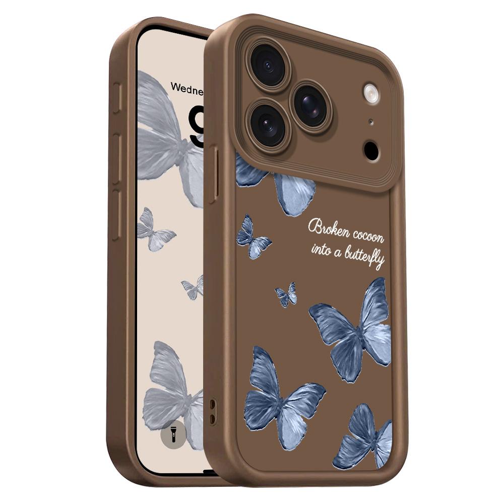 Flying Butterflies Phone Case For IPhone 17 Air 16 16E 15 14 Plus Pro Max Staircase Soft Cover