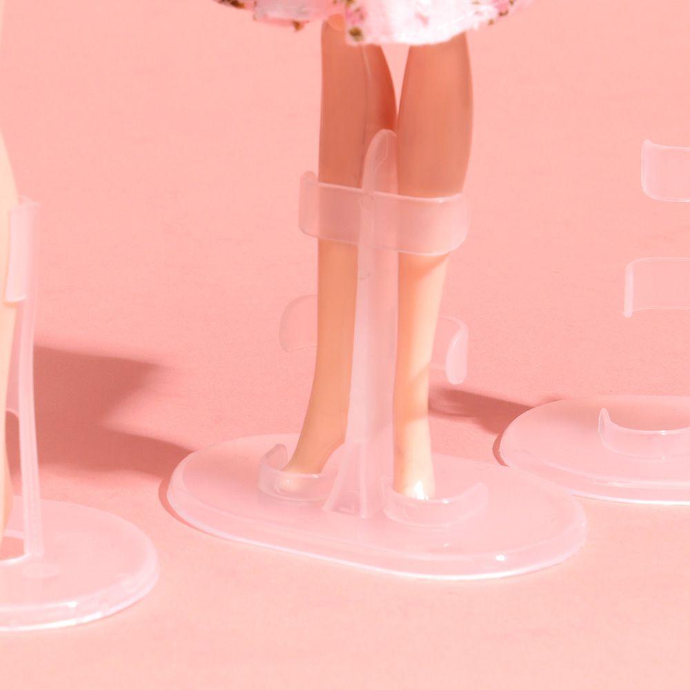 Kids Plastic Transparent Doll Support Leg Holders Doll Stands Doll Accessories Display Holder