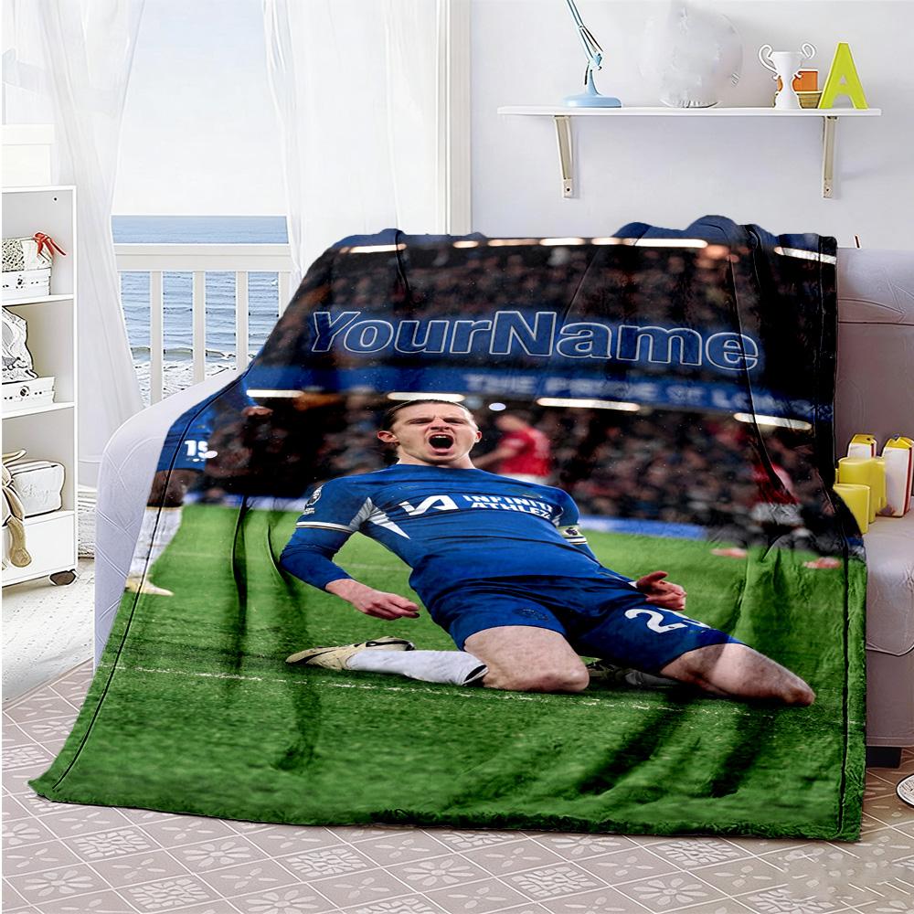 Chelsea Personalized Text Blanket Throw Personalized Blanket Ultra-Soft Perfect for Livingroom Picnics Chair Bed All-Season Use