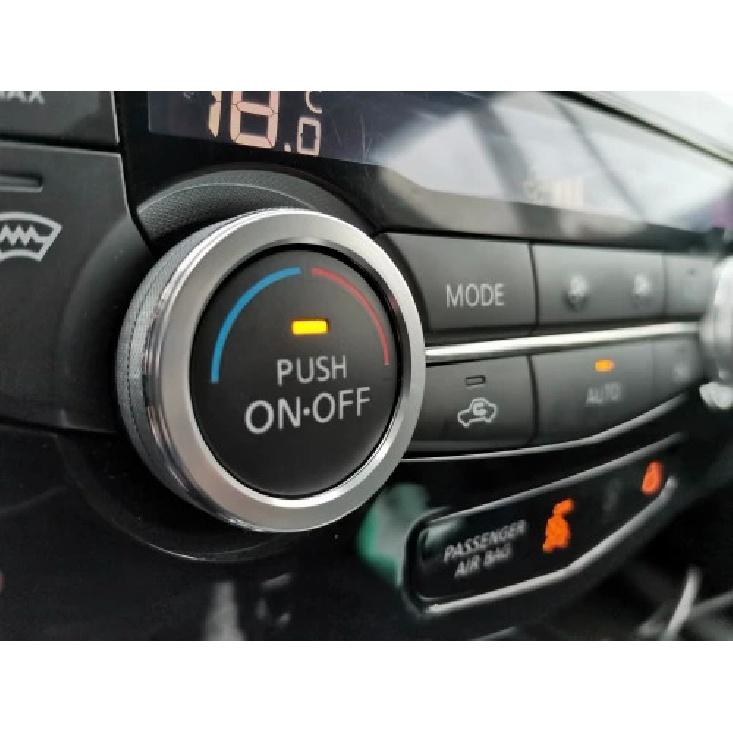 2pcs/set Auto Car AC Climate Control Ring Knob Trim Cover For Nissan Rogue X-Trail Qashqai car accessories