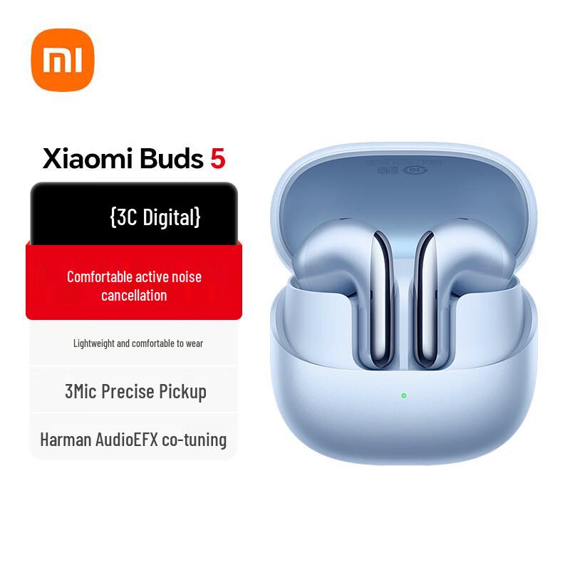

Xiaomi Buds 5 Semi-In-Ear Bluetooth Earbuds