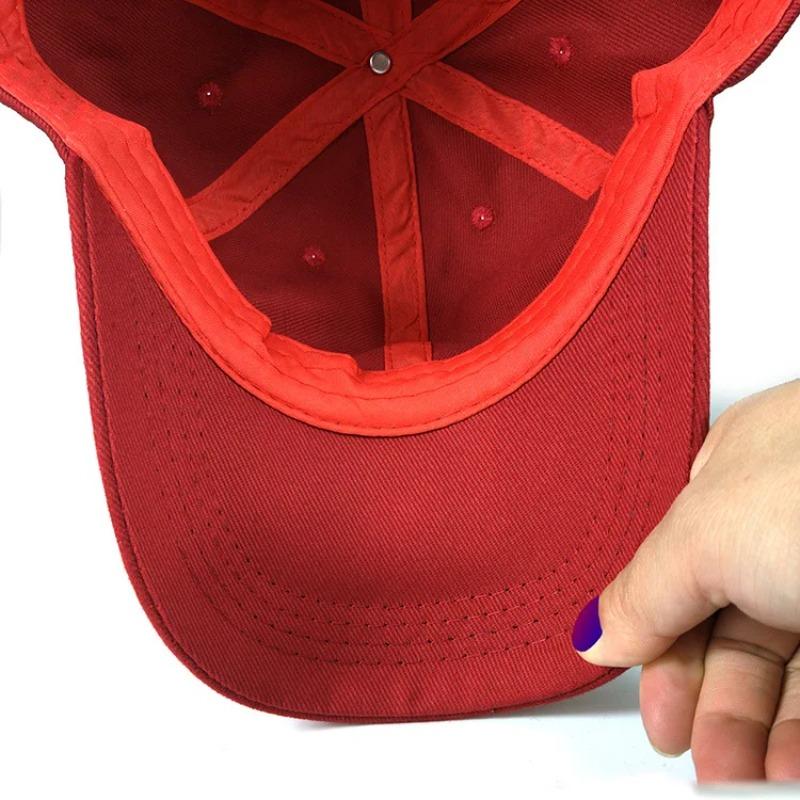 Spring and Summer Fashion Unlined European and American Casual Baseball Cap Soft Pure Cotton Sun Hat Arc Solid Coloradjustable