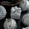 Sequin Christmas Ornament Rhinestone Rhinestone Christmas Ornament Pearl Christmas Ornament Lightweight For Window Display