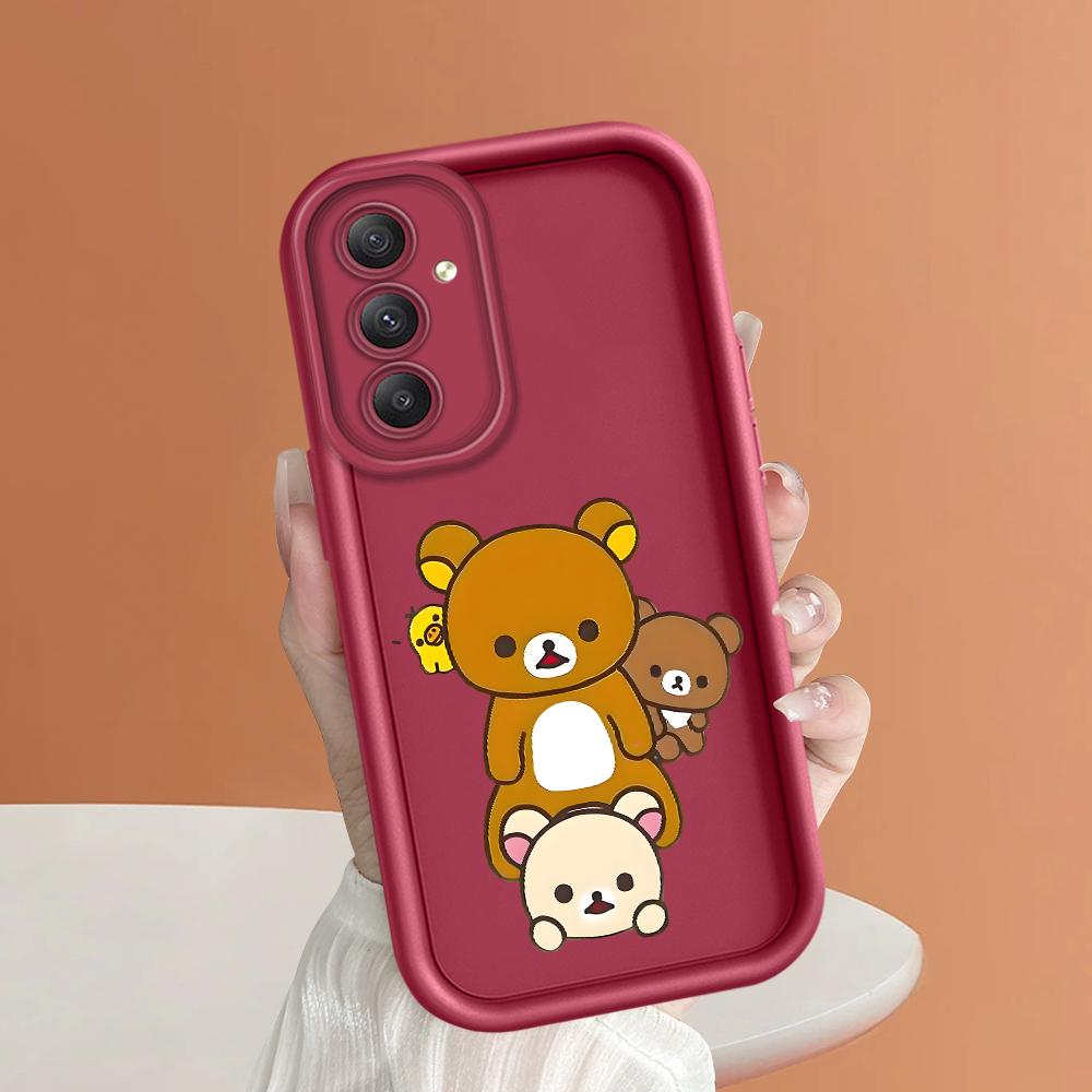 

Мягкий силиконовый квадратный чехол с рисунком лестницы для телефона, полное покрытие, противоударный защитный резиновый чехол для камеры для Samsung Samsung A32 темно-красного