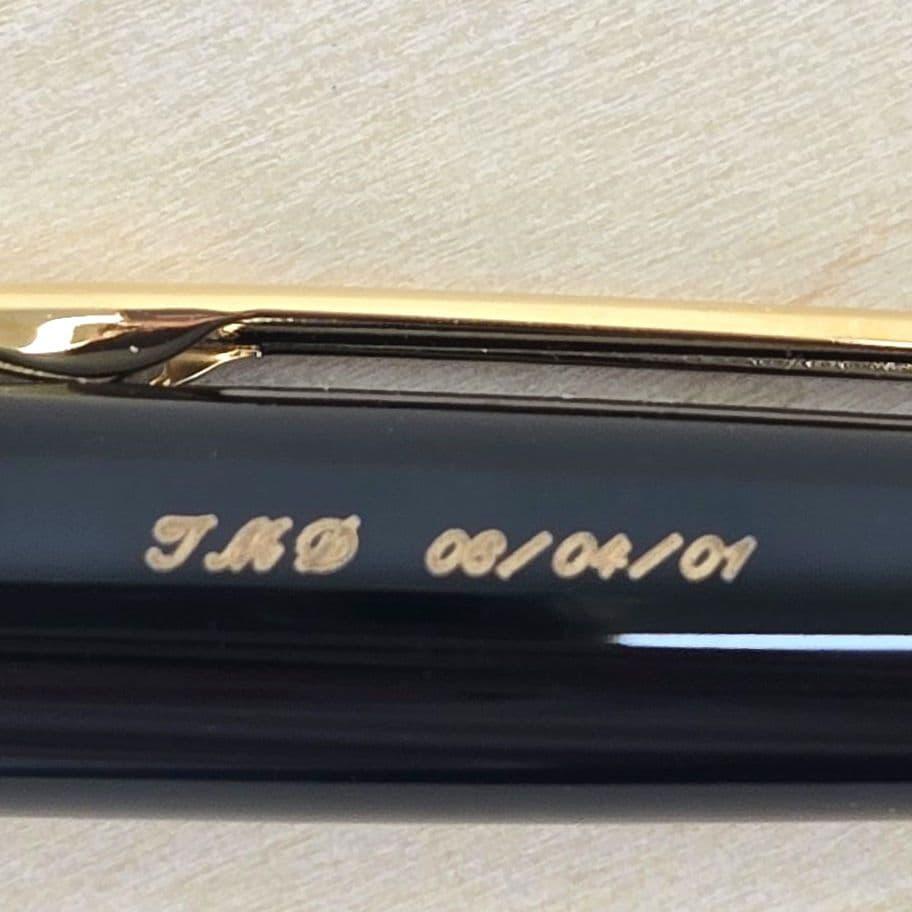 Used WATERMAN Fountain Pen Black Gold