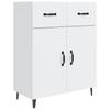Sideboard White 69.5 X 34 X 90 Cm Particleboard