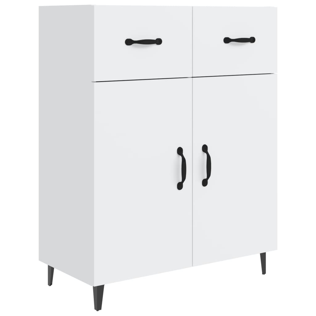 Sideboard White 69.5 X 34 X 90 Cm Particleboard