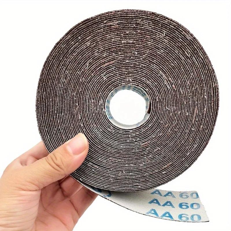 60-600 Grit Sandpaper Roll 2" X 32.8 Feet Emery Cloth Roll Abrasive Sand Paper Roll for Wood Furniture Metal