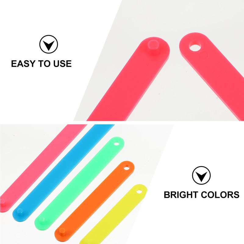 50 Pcs Splicing Strip Educational Children Math Toys Geometry Shape Chips Math Manipulatives Learning Triangle Teaching Plastic