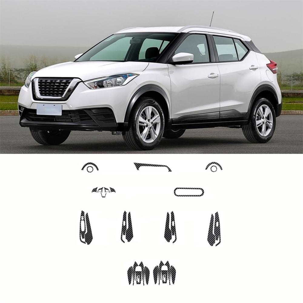 

Наклейка из углеродного волокна в салоне автомобиля Наклейка Отделка для Nissan Kicks 2017-2021 LHD