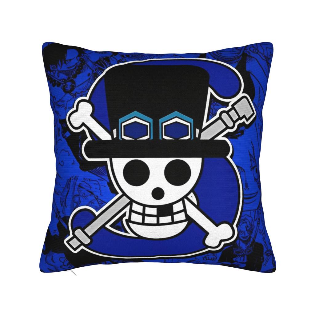 Luffy Anime Zoro Square Pillow Case Anime Cushion Covers Funny Polyester Decorative Throw Pillow Case Cover for Living Room