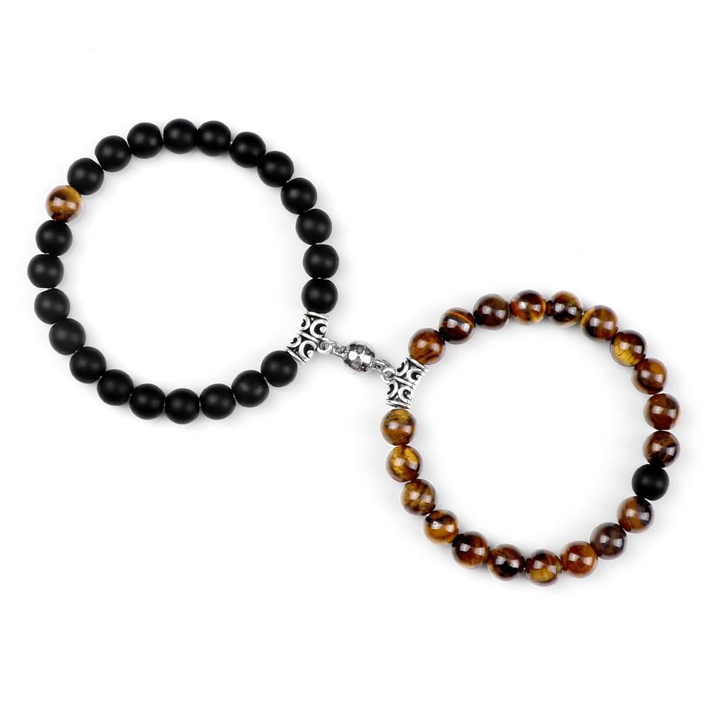 Magnetverschluss Armband Set für Paare und Freunde - Einfaches elastisches Design