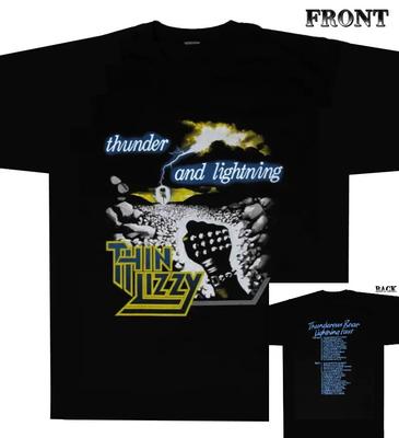 Thin Lizzy Band Thunder And Lightning T Shirt Full Size S-5XL Unisex T-Shirt