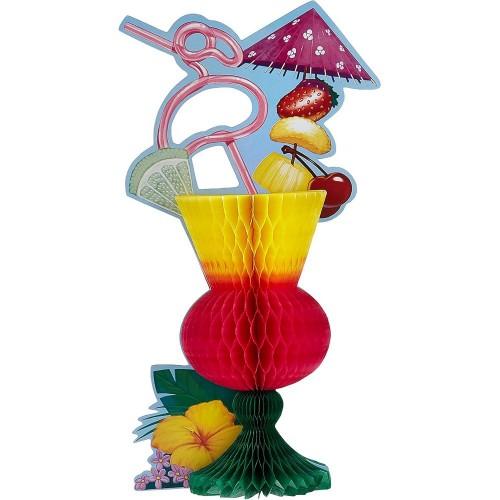 Creative Party Hawaiianische Waben Tropisches Getränk Party Mittelstück