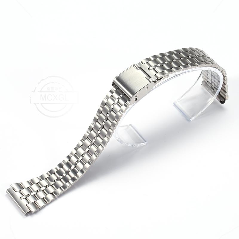 18mm Armband für Casio F-91W Edelstahl-Uhrenarmband F105 F108 A158 A168 AE1200/1300 Stahl-Armband