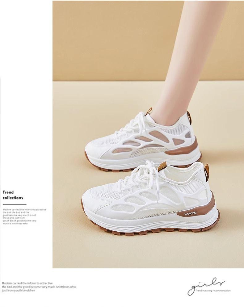 Mesh summer German training shoes women's 2025 new thin breathable lightweight versatile casual sports shoes Forrest Gump dad shoes