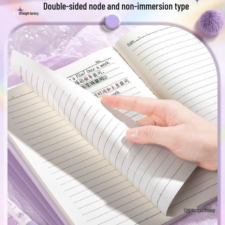 Gradient Soft Cover Notebook - Large Size, Thick, for Middle & High School Students