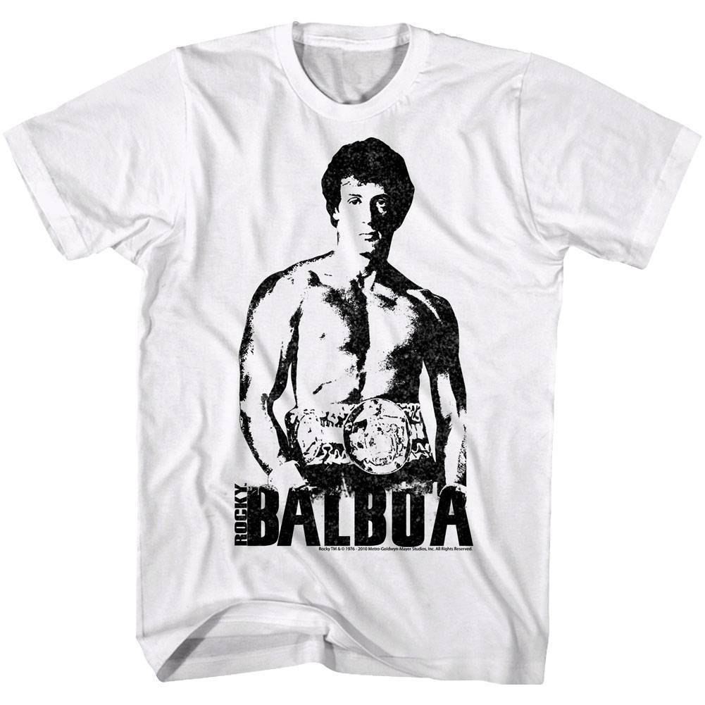 Rocky Balboa Towering Champion Men T Shirt M