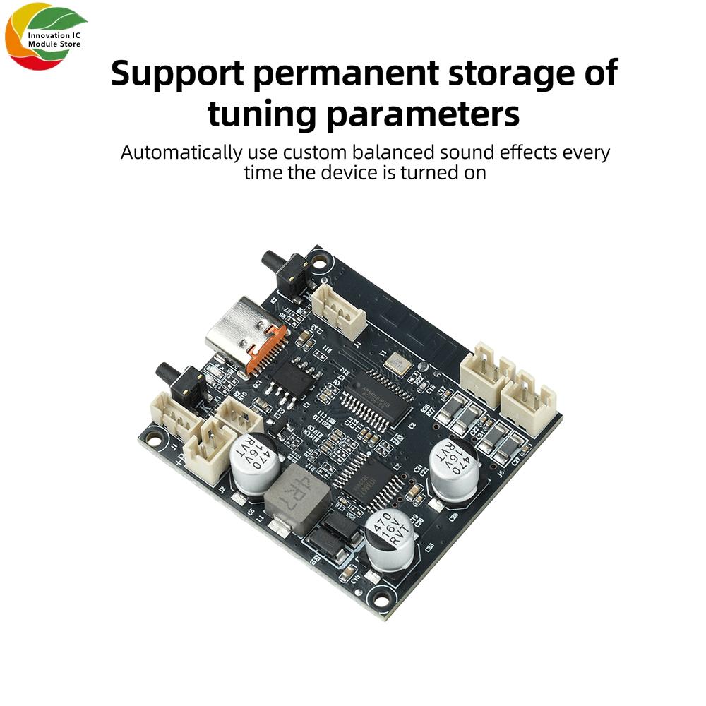 Bluetooth 6.1 Amplifier Board Dual Channel 1*1W Amplifier Module Integrated Charging Boost 1.7V Amplifier Board Type C Interface