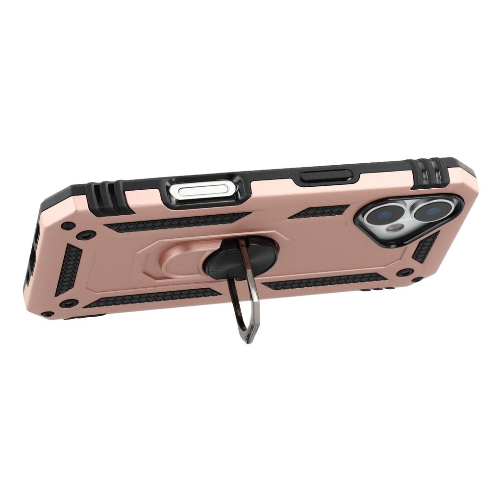 For iPhone 17 Case with Shoulder Strap Kickstand PC+TPU Phone Cover