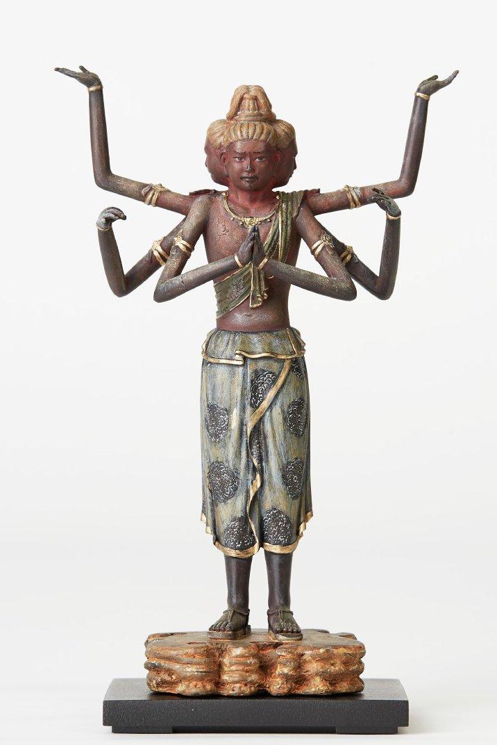 

Ismu TanaCOCORO Asura Buddha Statue Figure Polystone (Palm) коричневий