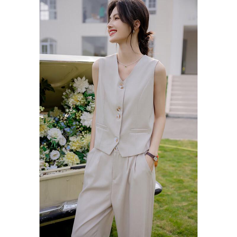MOKANA Women's Sleeveless Shirt & Pants Set MKNJD3337