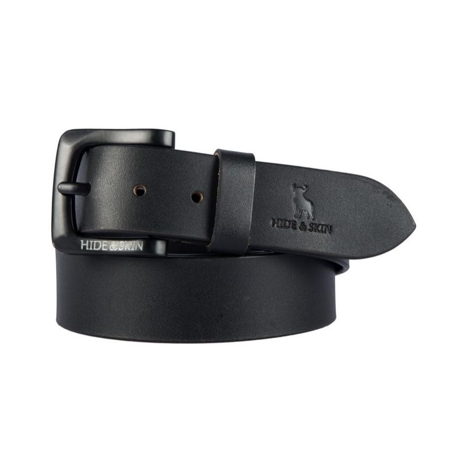 Full Grain Genuine Leather Belt for Men | Belt for men leather | Casual Belt | Jeans Belt |Adjustable Free size fits 28-40 inches | Gift Box included