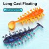 4Pcs/Set Floating TPE Material Lure 6cm 2.3g Soft Fishing Lure  Fishing Accessories
