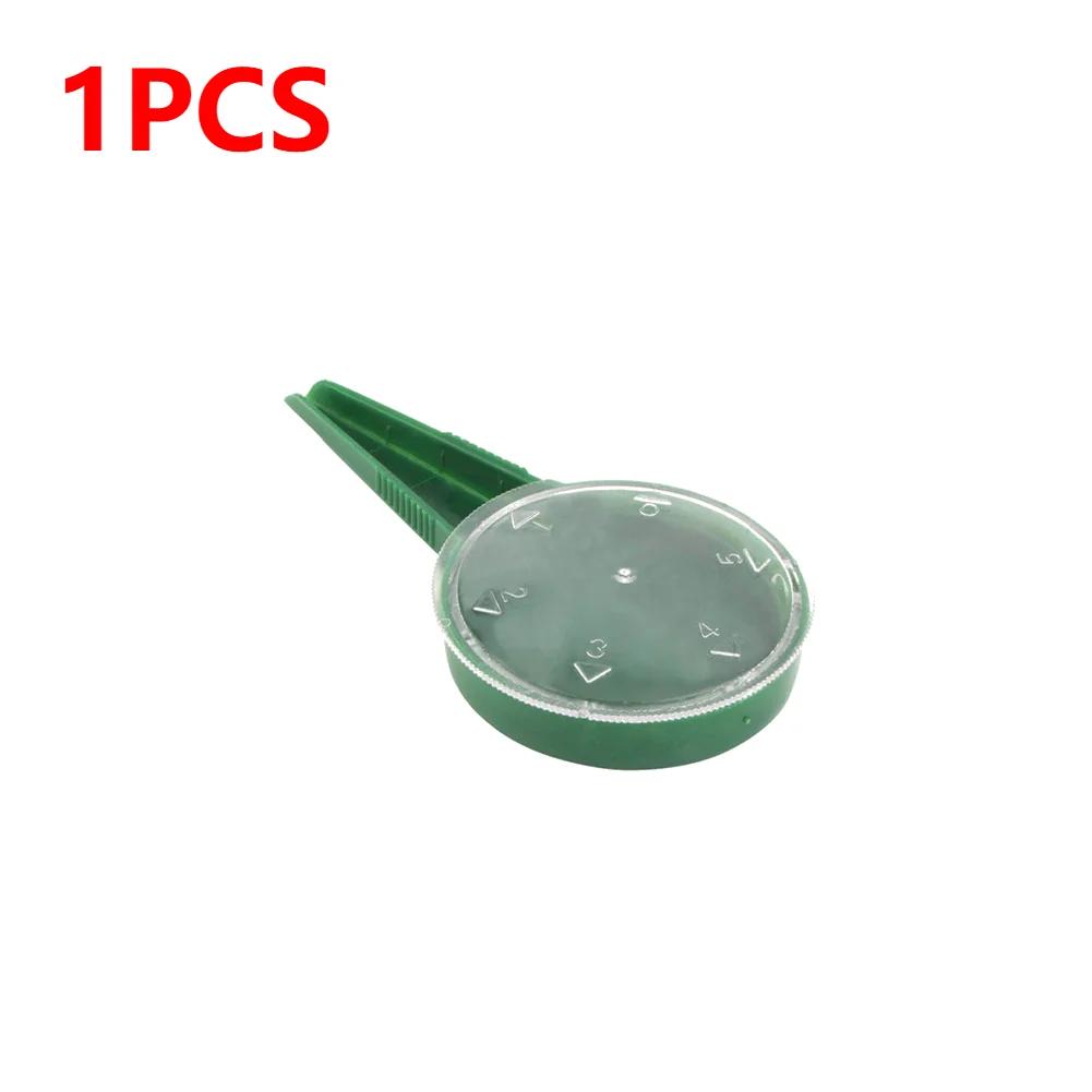 Ручной разбрасыватель семян Садовый сеялка с регулируемым отверстием Пластиковый Многофункциональный Портативный Темно-зеленый для Садоводства Посева