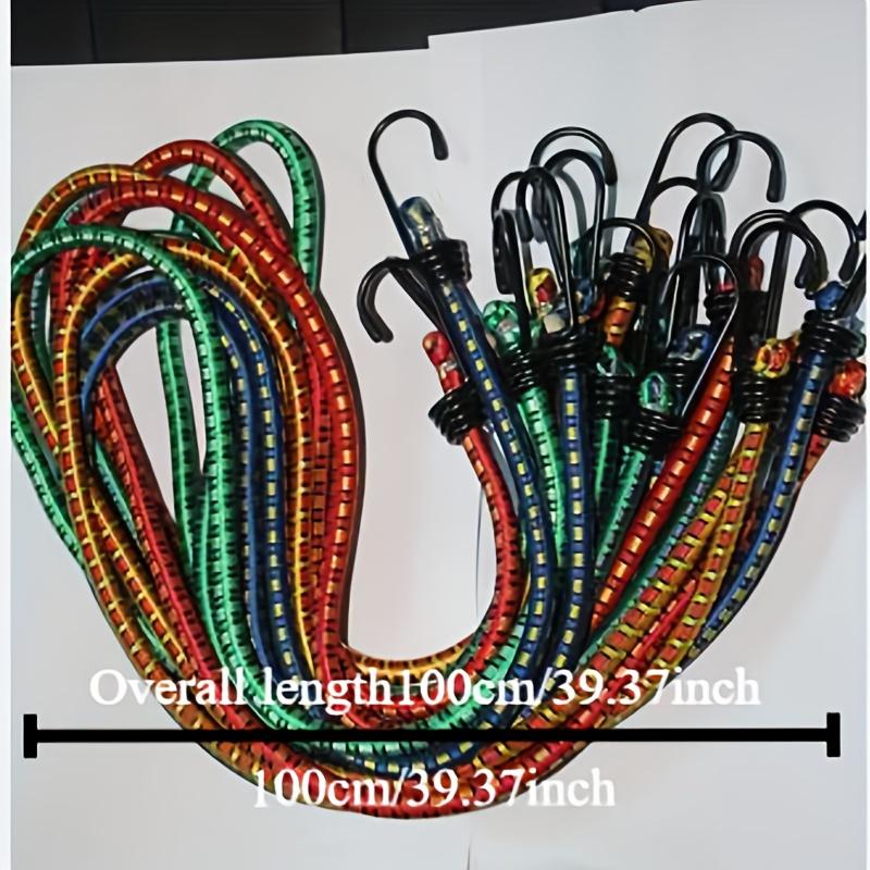 

1pc - 1 Meter Car Trunk Double Hook Binding Elastic Rope -Non-Slip Cargo Straps for SUV/Car/Motorcycle Universal Rear Seat