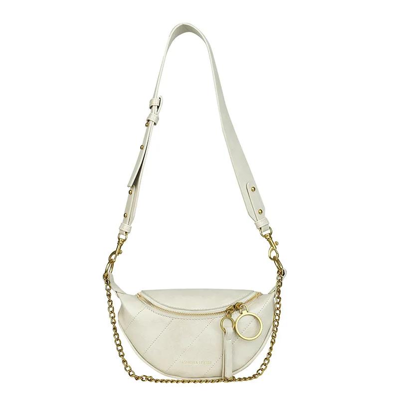 Women's Crossbody Chain Bag Waist Packs Shoulder Bag Fanny Bags Bag Luxury Female Chest Fashion