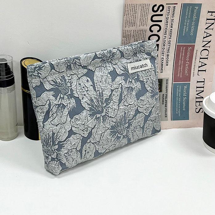 Corduroy Colourful Striped Women Cosmetic Bag Large Small Makeup Storage Bag Travel Organizer Zipper Drawstring Wash Bag Pouch