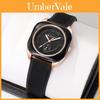 Minimalist Ladies Square Quartz Watch With Silicone Strap For Casual Wear