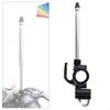 Motorcycle Flag Pole Motor Helmet Hook Lock Flexible Mounting Handlebar Kite Line