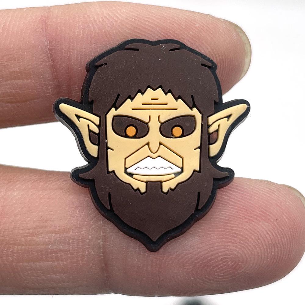 Attack on Titan Rubber Shoe Charms - Decorative Buckles for Garden and Hole Shoes