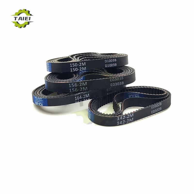HTD 2M Rubber Timing Belt Length 118 120 126 128 130 142 150 156 160 162 168mm Vacuum cleaner Drive Belt Width 4/5/6mm 2M-142