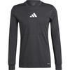 adidas Referee 24 Soccer Training Jersey 100% Recycled Polyester Black