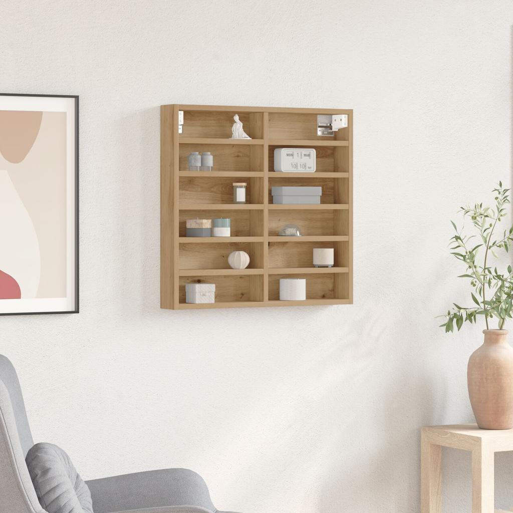 1 Wall Mounted Storage Shelf Display Cabinet, Ideal for Shelf Decorations in Living Room, Bedroom, Office, 100x8.5x75 cm
