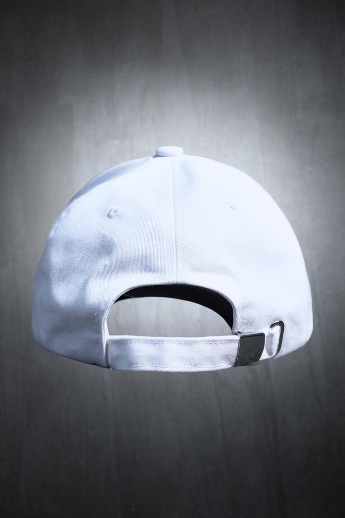Kileutimuka Lettering Embroidered Ball Cap White