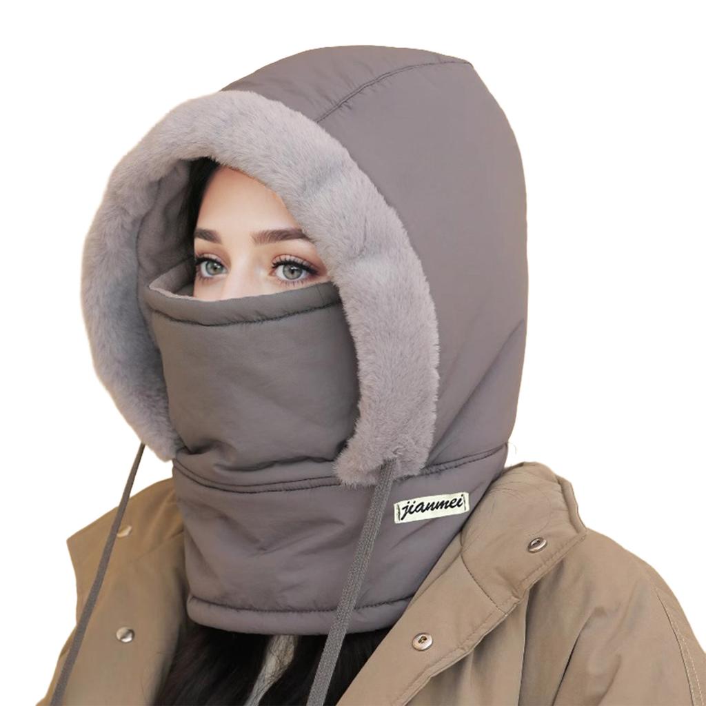 Zimowa czapka puchowa z kapturem Unisex Pogrubiona Ciepła Wiatroszczelna i Wodoodporna Czapka Dla Mężczyzn Kobiet Outdoor Narciarstwo Turystyka