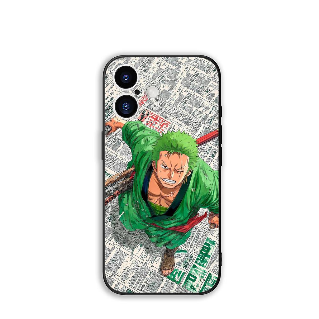 for OPPO A18 A16 A17 A38 A54 A40 A60 A80 A78 A79 A57 A55 A96 A15 A12 a53 Phone Cover Case Roronoa Zoro Luffy ONE PIECE