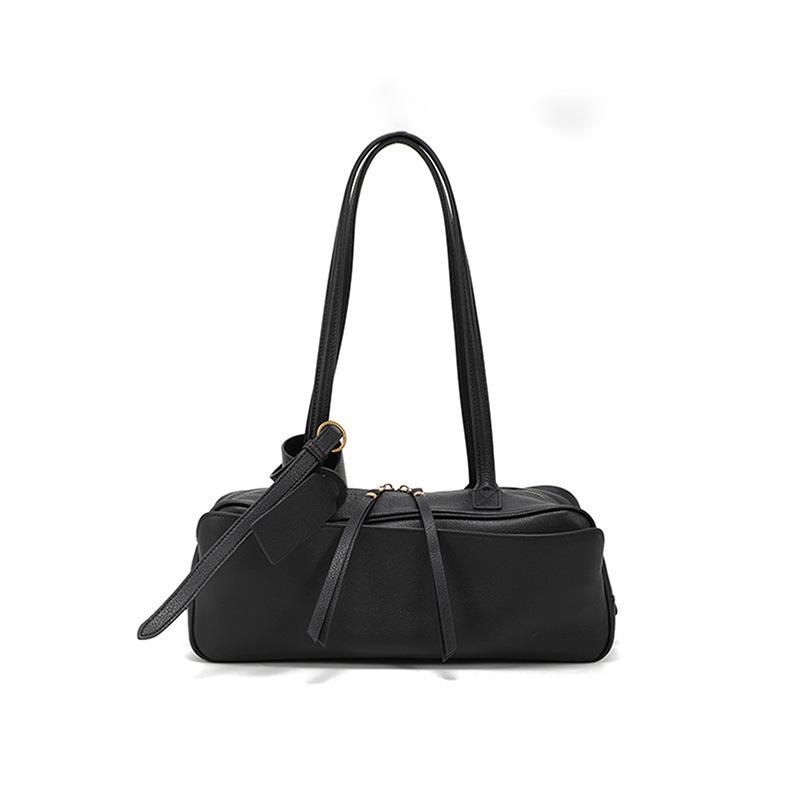 Bowling leather new bag large capacity commuter shoulder messenger bag pillow bag women